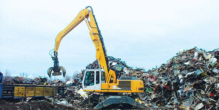 Equipment at garbage dump