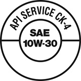 API SERVICE CK-4 – SAE 10W-30