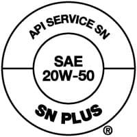 API SERVICE SN – SAE 20W-50 – SN PLUS