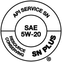 API SERVICE SN - SAE 5W-20 - RESOURCE CONSERVING / SN PLUS